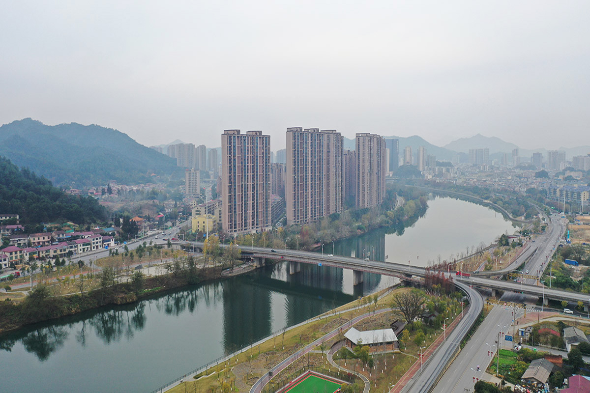 湖南浏阳市浏阳河第六大桥